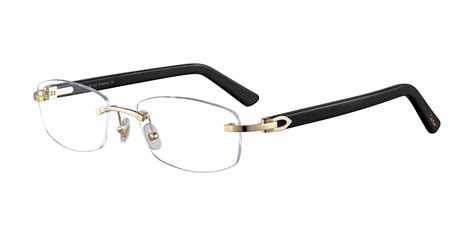 rimless glasses cartier.